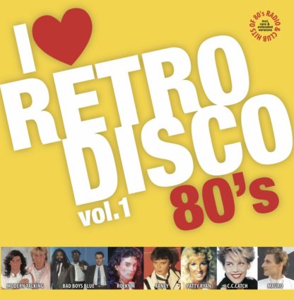 I LOVE RETRO DISCO 80's  Vol.1  (compilation)  PRE-ORDER / OUT: 01.12.2025