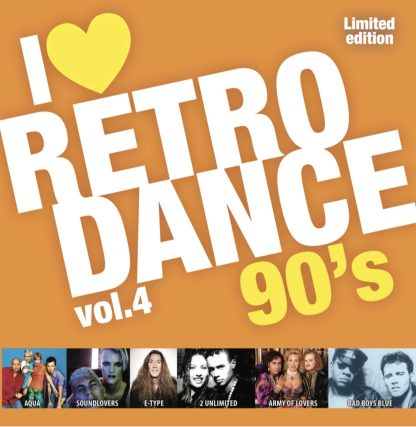I LOVE RETRO DANCE 90’s vol.4 (compilation) NEW RELEASE - PRE-ORDER
