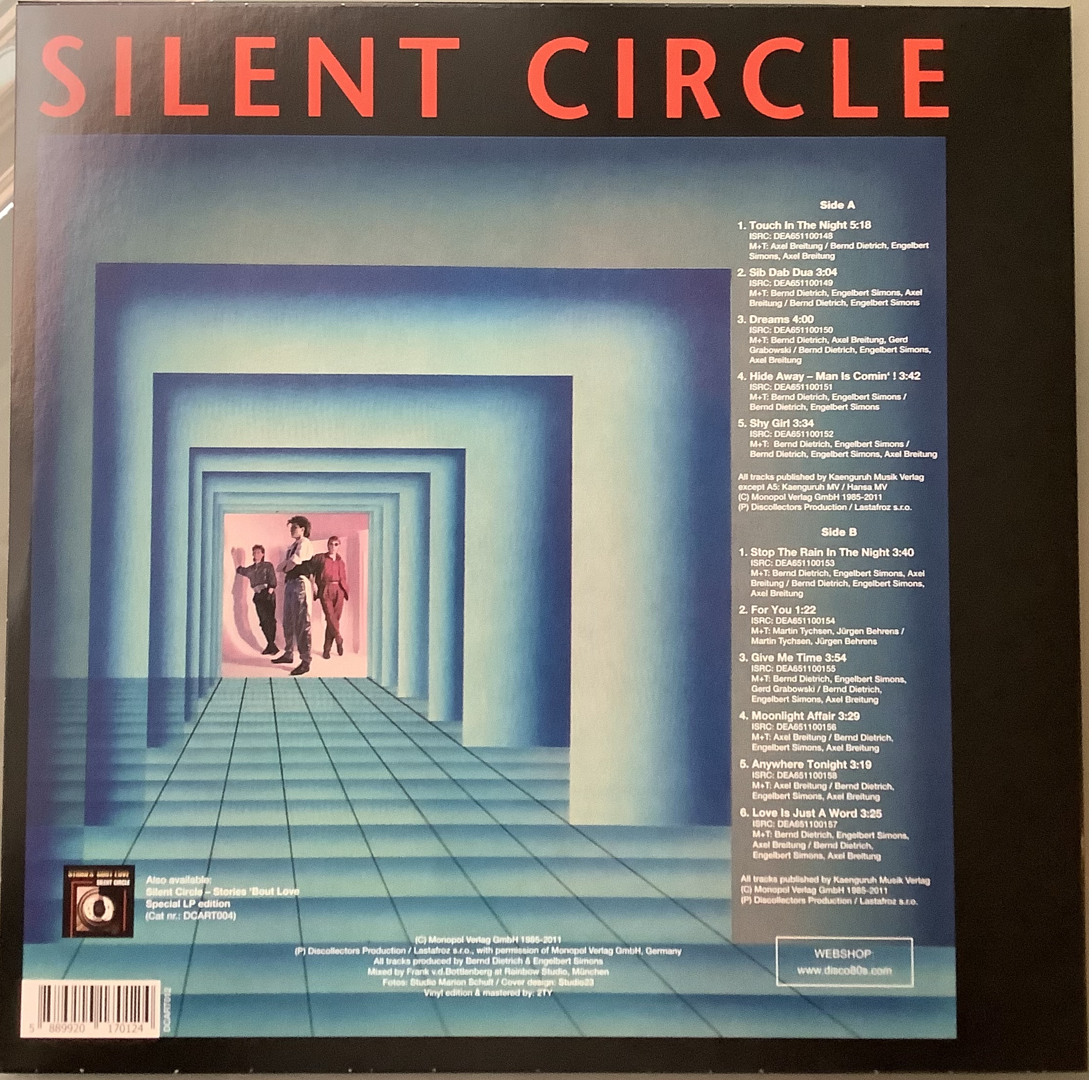 SILENT CIRCLE - No.1 (Official European edition) - limited black vinyl - Image 2